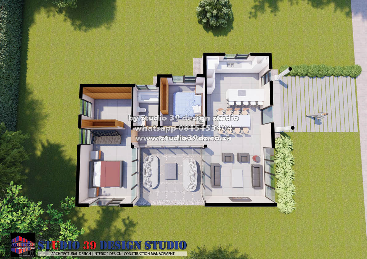 BS221100010 - Bali House Plan - 118sqm