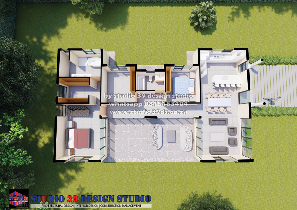 BS322100010 - Bali House Plan - 156sqm