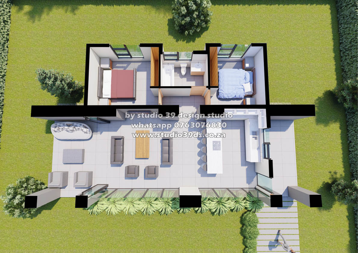 C221000020 - Contemporary House Plan - 104sqm