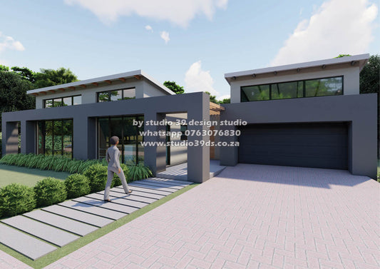 C222111022 - Contemporary House Plan - 164sqm