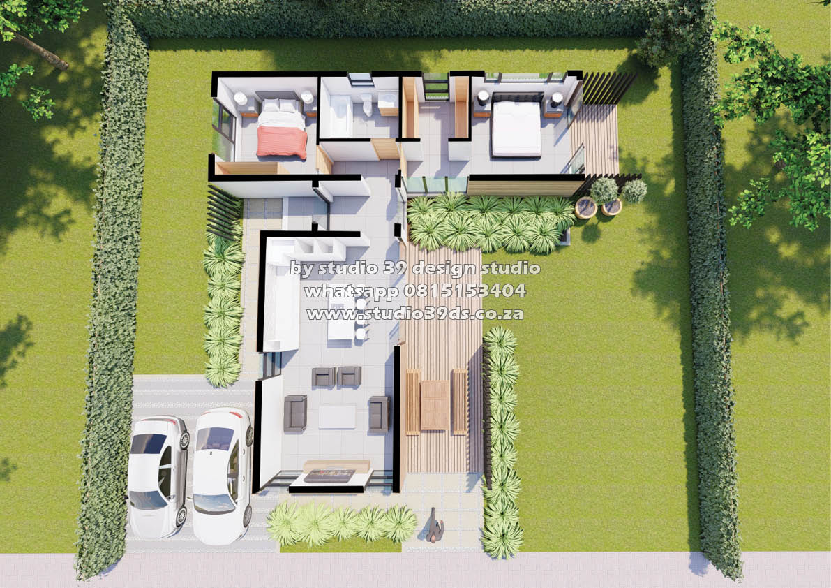 ML221100010 - Modern House Plan - 107sqm