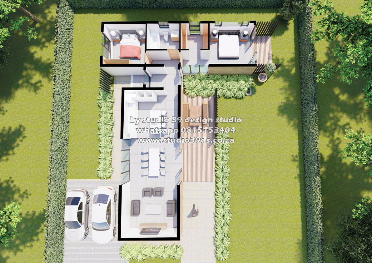 ML231100010 - Modern House Plan - 124sqm