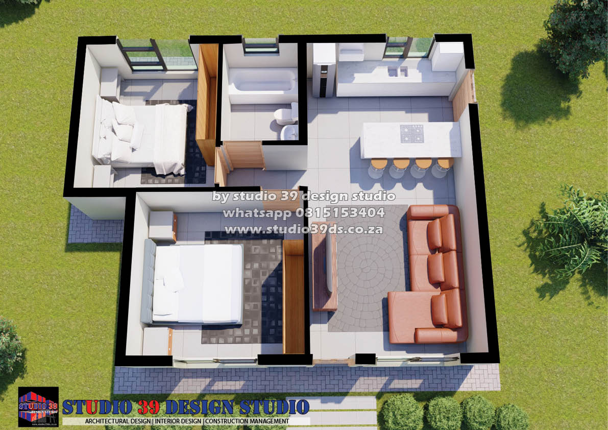 T221000000 - Traditional House Plan - 69sqm