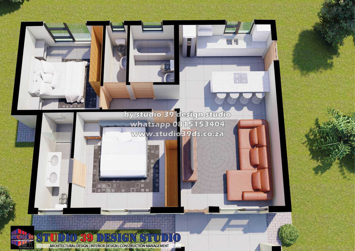 T222010010 - Traditional House Plan - 84sqm